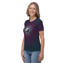 Load image into Gallery viewer, Galactic Mandala ~ Women&#39;s All-Over-Print T-shirt