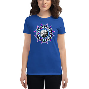 Rainbow Galactic Mandala Women's T-Shirt