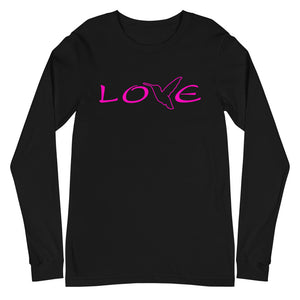 LOVE (Pink) ~ Unisex Long Sleeve Shirt