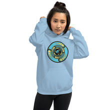 Load image into Gallery viewer, Galactic Portal - (Turquoise &amp; Gold) ~ Unisex Hoodie