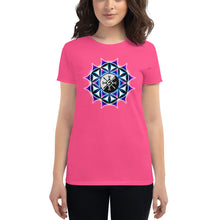 Load image into Gallery viewer, Rainbow Galactic Mandala Women&#39;s T-Shirt