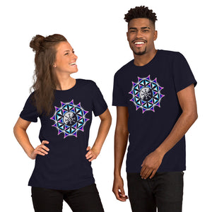 Rainbow Galactic Mandala (Transparent) Unisex T-Shirt