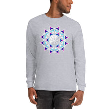 Load image into Gallery viewer, Galactic Mandala (Transparent) Unisex Long Sleeve Shirt