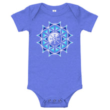 Load image into Gallery viewer, Galactic Mandala (Transparent) Baby Onesie