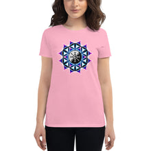 Load image into Gallery viewer, Rainbow Galactic Mandala Women&#39;s T-Shirt
