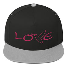 Load image into Gallery viewer, LOVE (Pink Thread) Flat Rim Hat