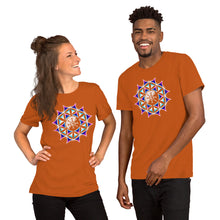 Load image into Gallery viewer, Rainbow Galactic Mandala (Transparent) Unisex T-Shirt