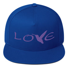 Load image into Gallery viewer, LOVE (Purple Thread) Flat Rim Hat