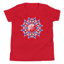 Load image into Gallery viewer, Galactic Mandala (Transparent) Youth Unisex T-Shirt