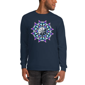Galactic Mandala (Transparent) Unisex Long Sleeve Shirt