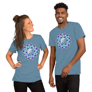 Rainbow Galactic Mandala (Transparent) Unisex T-Shirt