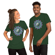 Load image into Gallery viewer, Rainbow Galactic Mandala (Transparent) Unisex T-Shirt
