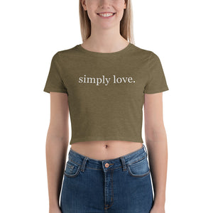 Simply Love ~ Women’s Crop Tee