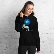 Load image into Gallery viewer, Be Cosmic Unicorn - Forest Mandala ~ Unisex Hoodie