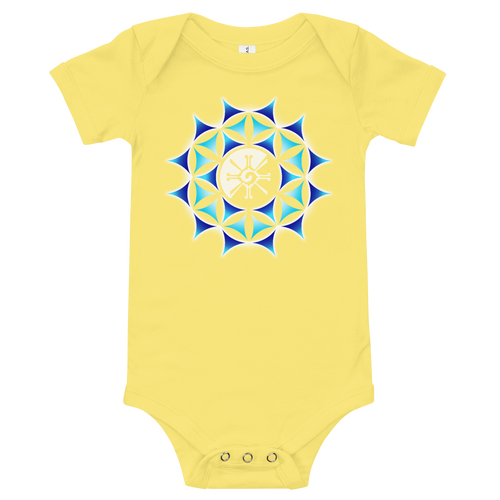 Galactic Mandala (Transparent) Baby Onesie