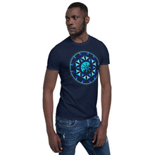 Load image into Gallery viewer, Blue Galactic Mandala ~ Unisex T-Shirt