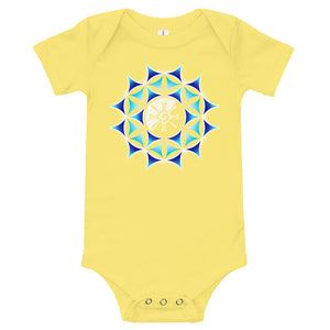 Galactic Mandala (Transparent) Baby Onesie